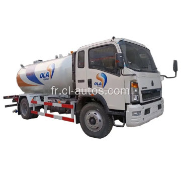 Camion de remplissage de cylindre à gaz propane 5000L